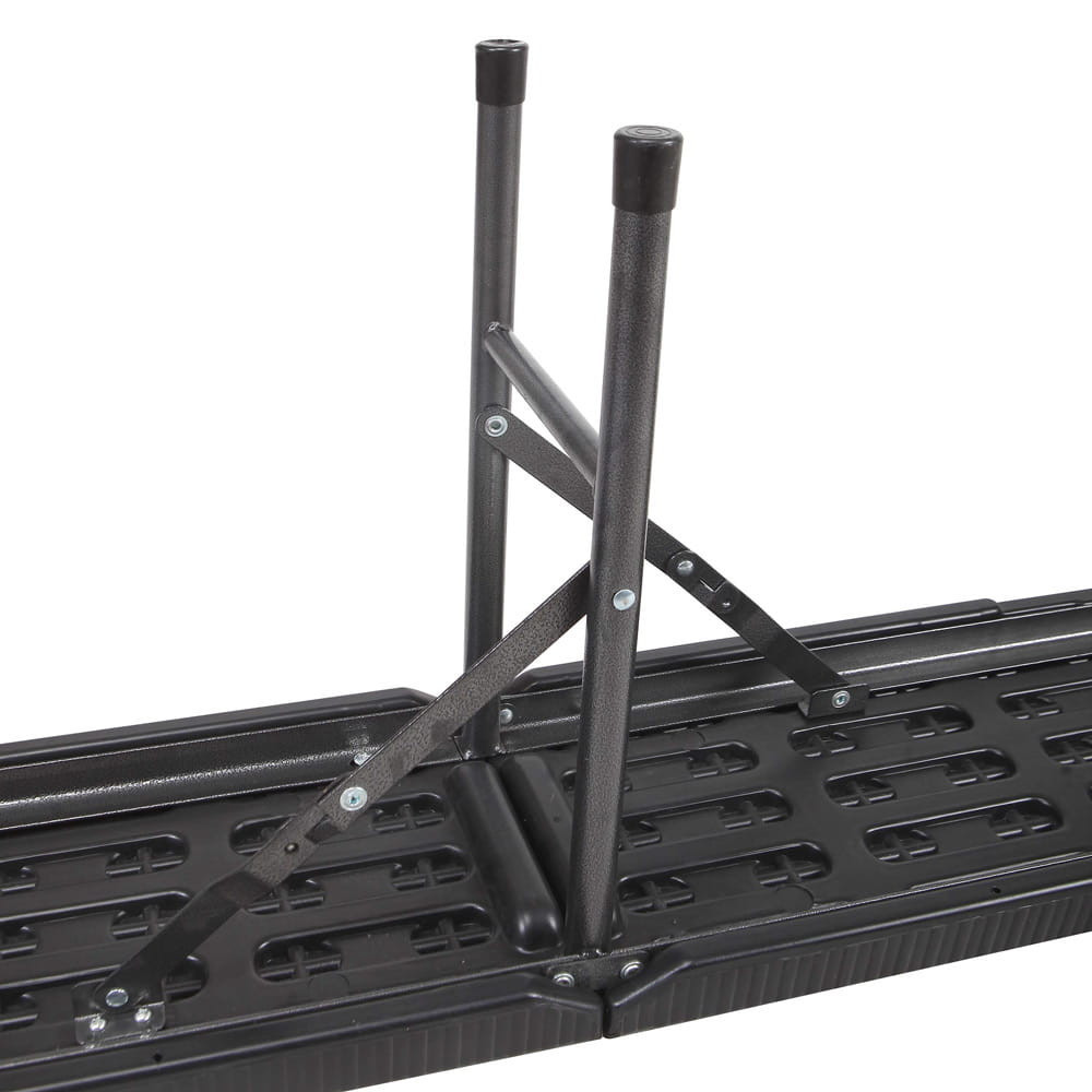 Mirpol Bancă de grădină pliabilă neagră Vivid 180 cm [5]