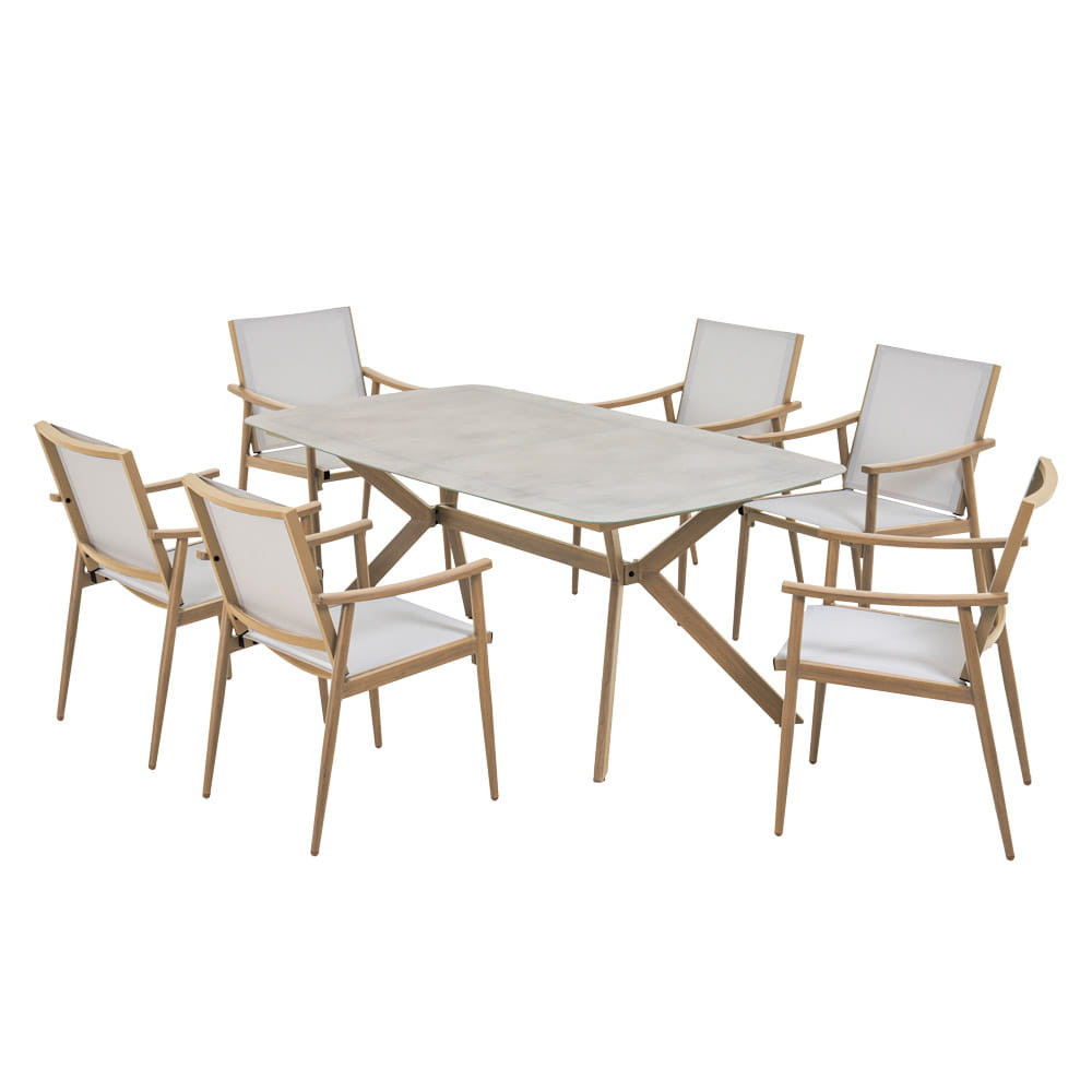 Mobilier grădină - Mirpol Set de mobilier de grădină NAPA cu 6 locuri