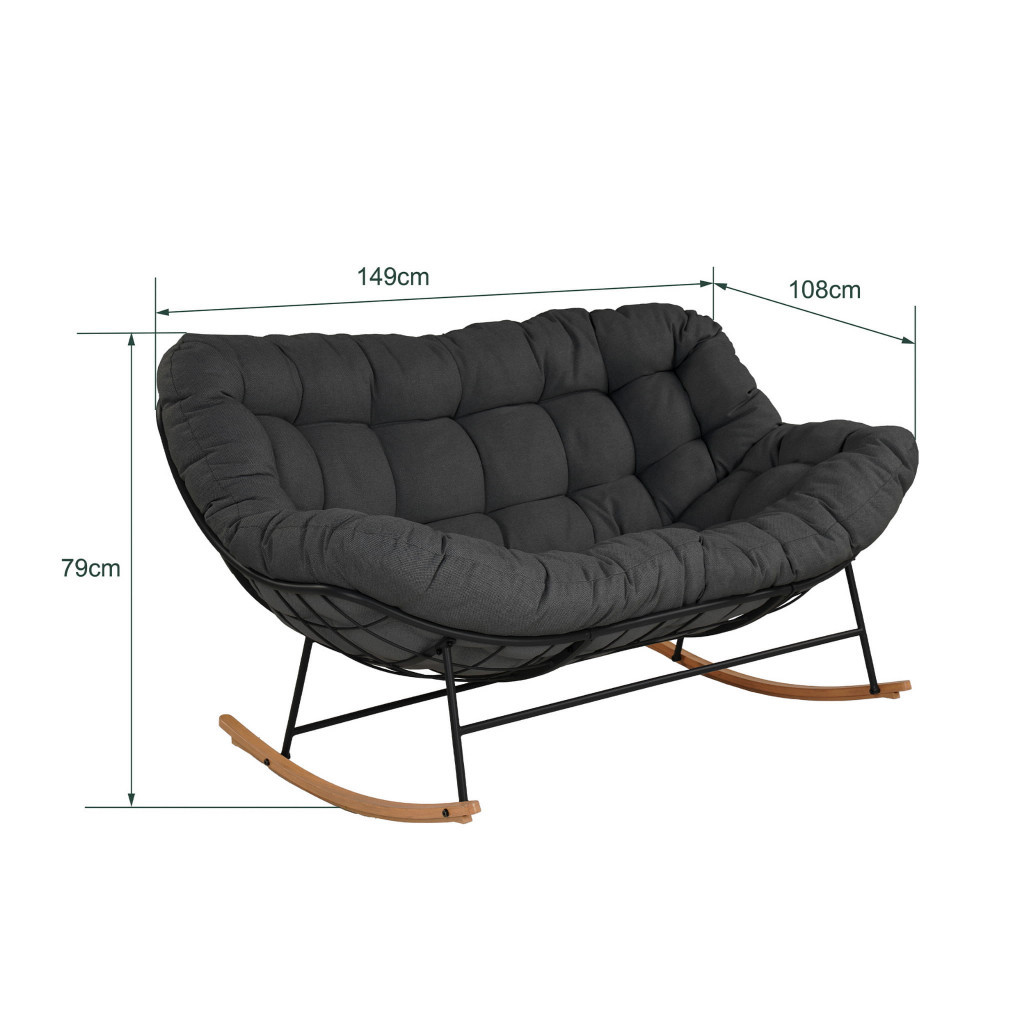 Mirpol Scaun balansoar NUBE pentru două persoane [6]