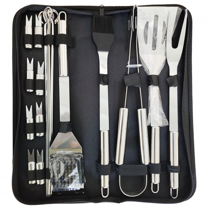 Accesorii grătar - Mirpol Set de instrumente pentru grătar cu geantă textilă
