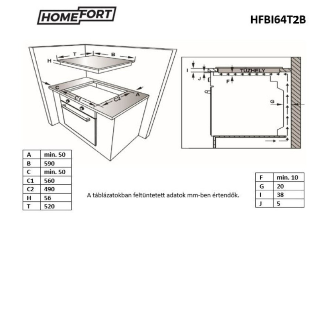 Homefort Plită ceramică HOMEFORT HFBK64T2B [7]