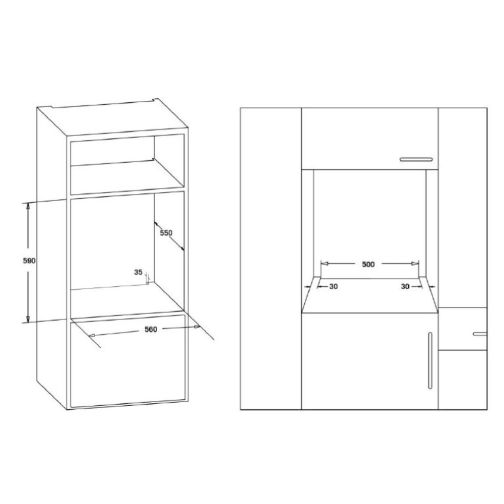 Homefort Cuptor încorporat HOMEFORT HSB64DGB [3]