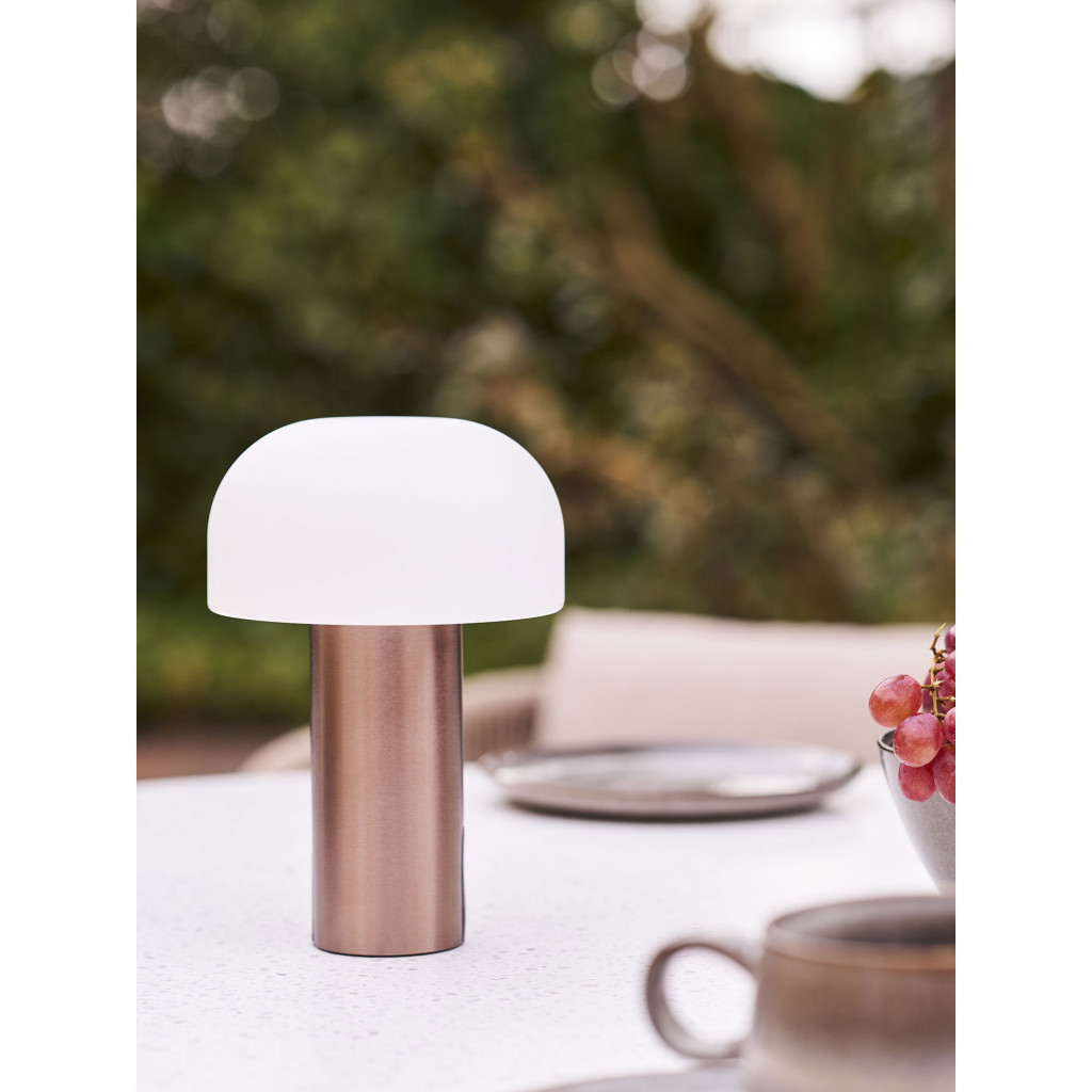 House Nordic Lampă LED fără brad Soham, alb/coper [1]