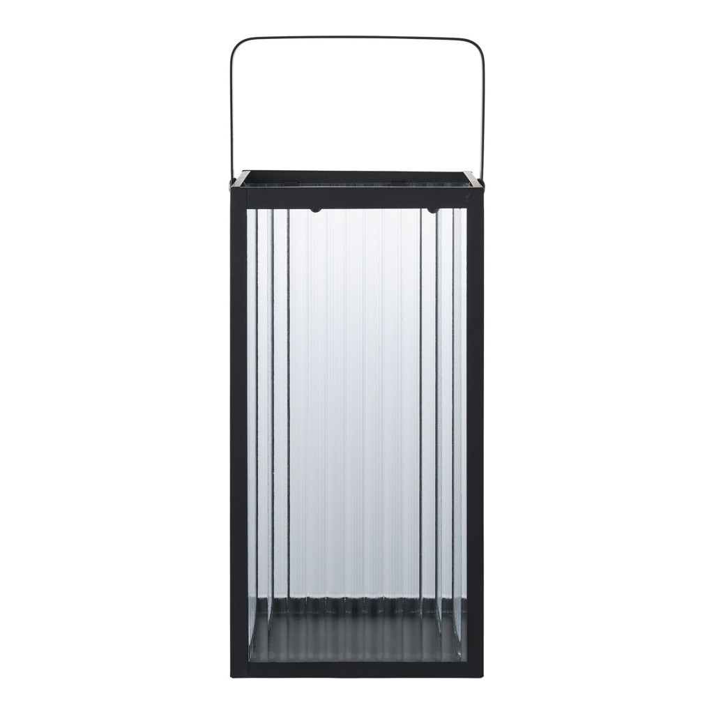 Accesorii decorative - House Nordic Lanternă decorativă Almonte, metal/glass, negru