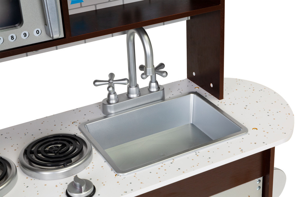 Homelux Bucătărie pentru copii din lemn cu dulapuri și frigider [6]