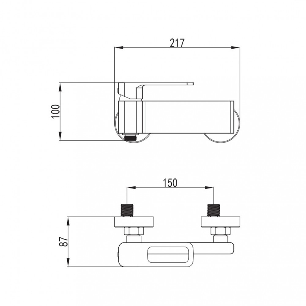 Wellis Baterie de duș Faust [1]