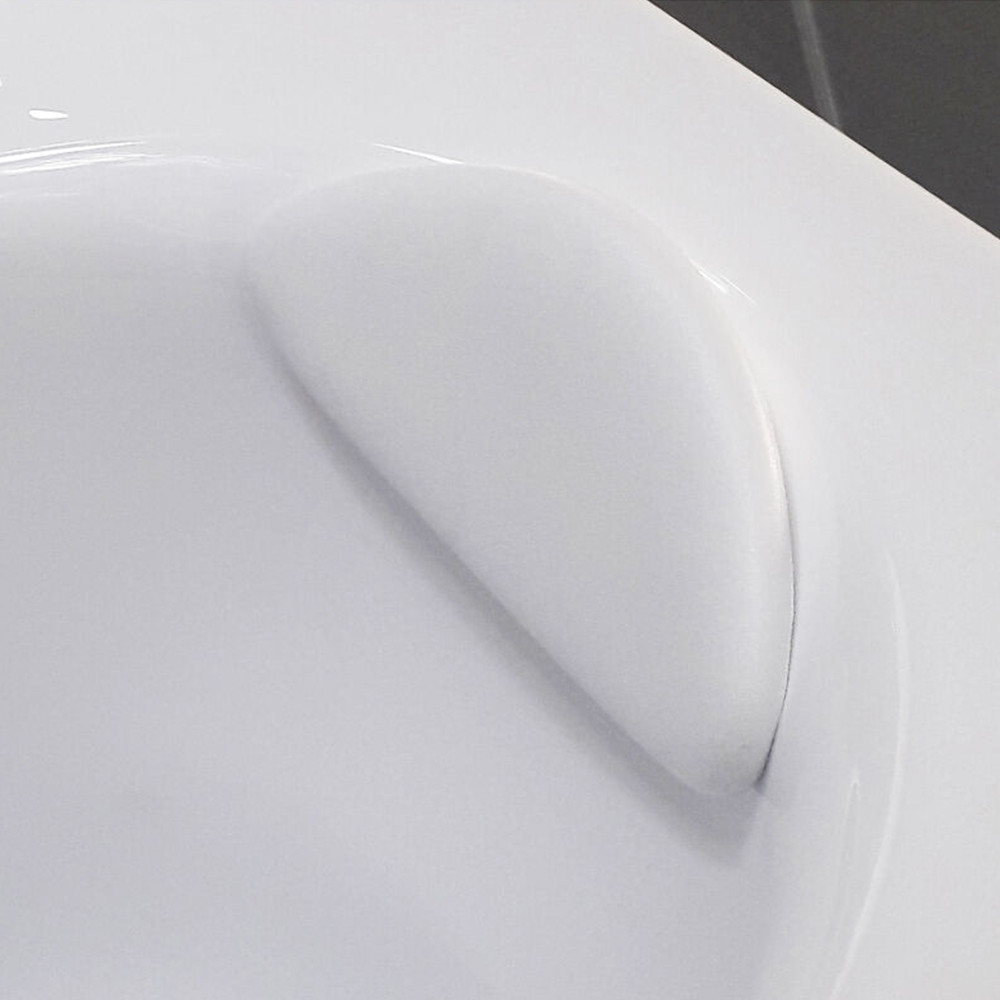 Cadă - Wellis Tetieră albă pentru cadă