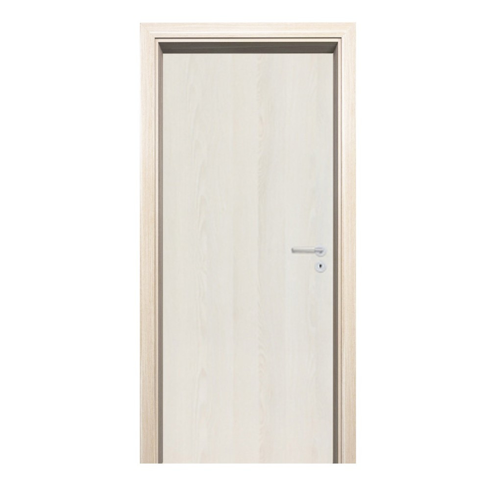 Leziter Blat de ușă decorativ 3D Frasin alb 90 stânga BB încuietoare balama cromată [2]