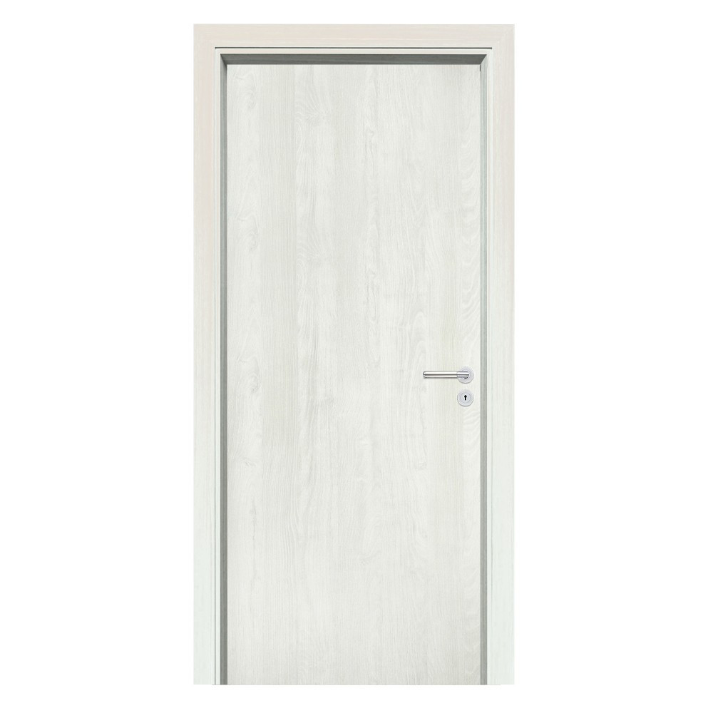 Leziter Blat de ușă decorativ CPL frasin norvegian 100 stânga BB încuietoare balama cromată [2]