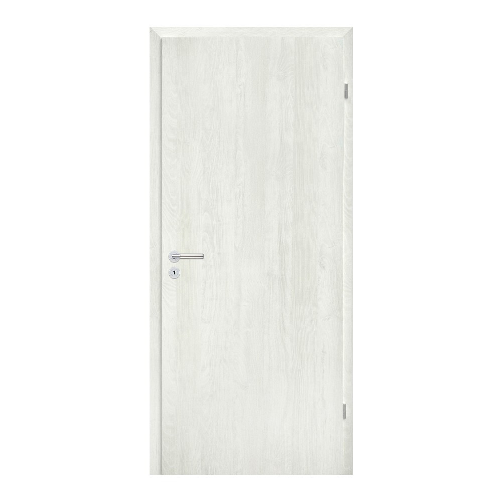 Ușă interioară - Leziter Blat de ușă decorativ CPL frasin norvegian 100 dreapta cu încuietoare BB, balama cromată