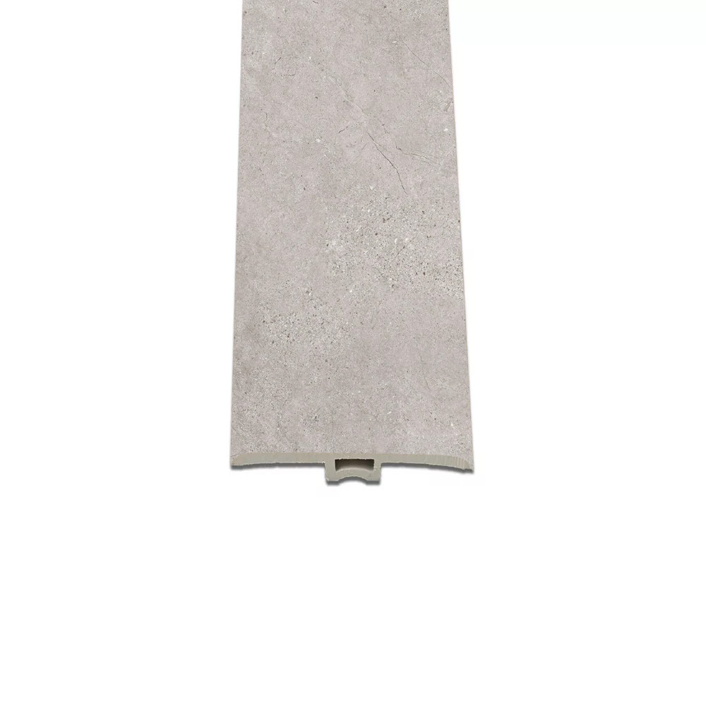 Construcții - Leziter Plăci de pardoseală SPC din vinil Aurora frosted limestone 2400x45x6 mm