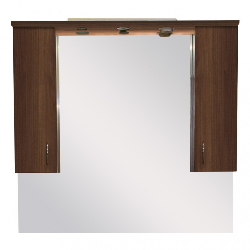 Dulap baie suspendat - Leziter Dulap suspendat Bianca Plus 105, culoarea nucului Aida