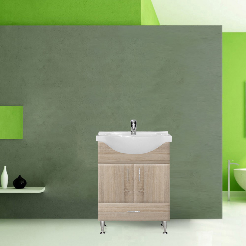 Leziter Dulap inferior Bianca Plus 65 cu lavoar [2]