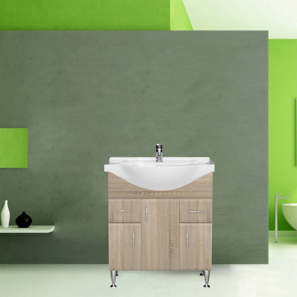 Leziter Dulap inferior Bianca Plus 75 cu lavoar [2]