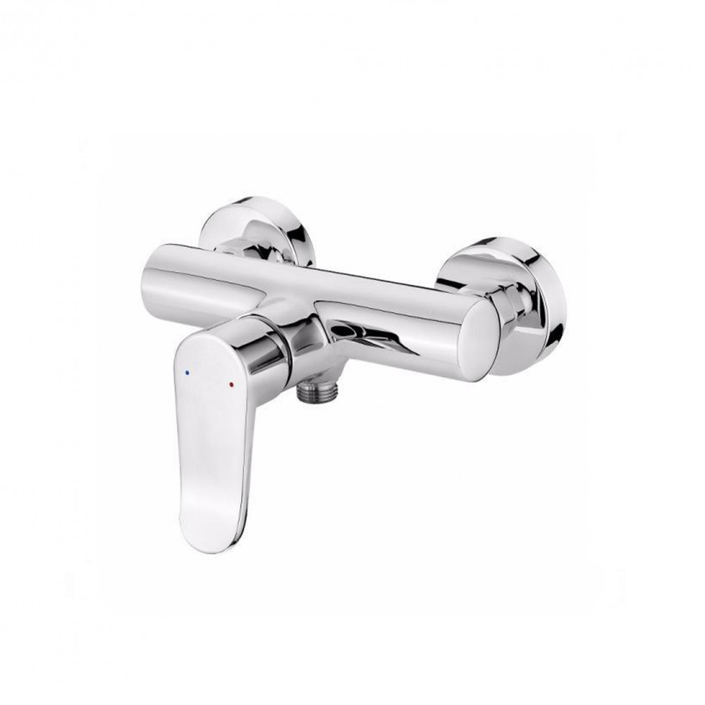 Produse temporar indisponibile - Deante Robinet de duș Werbena fără set de duș, monocomandă, montare pe perete, crom