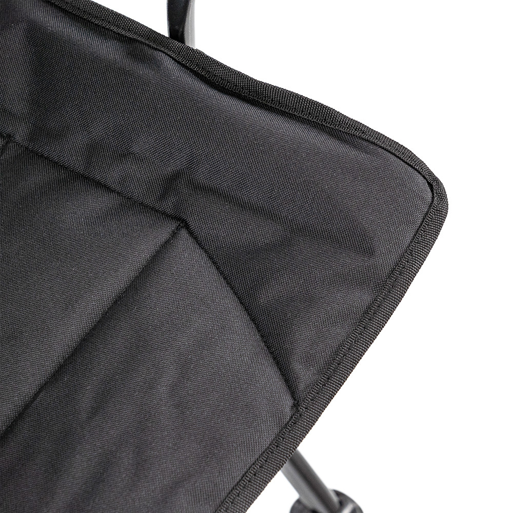 Leziter Leziter XL scaun de pescuit cu braț și suport pentru pahare negre [4]