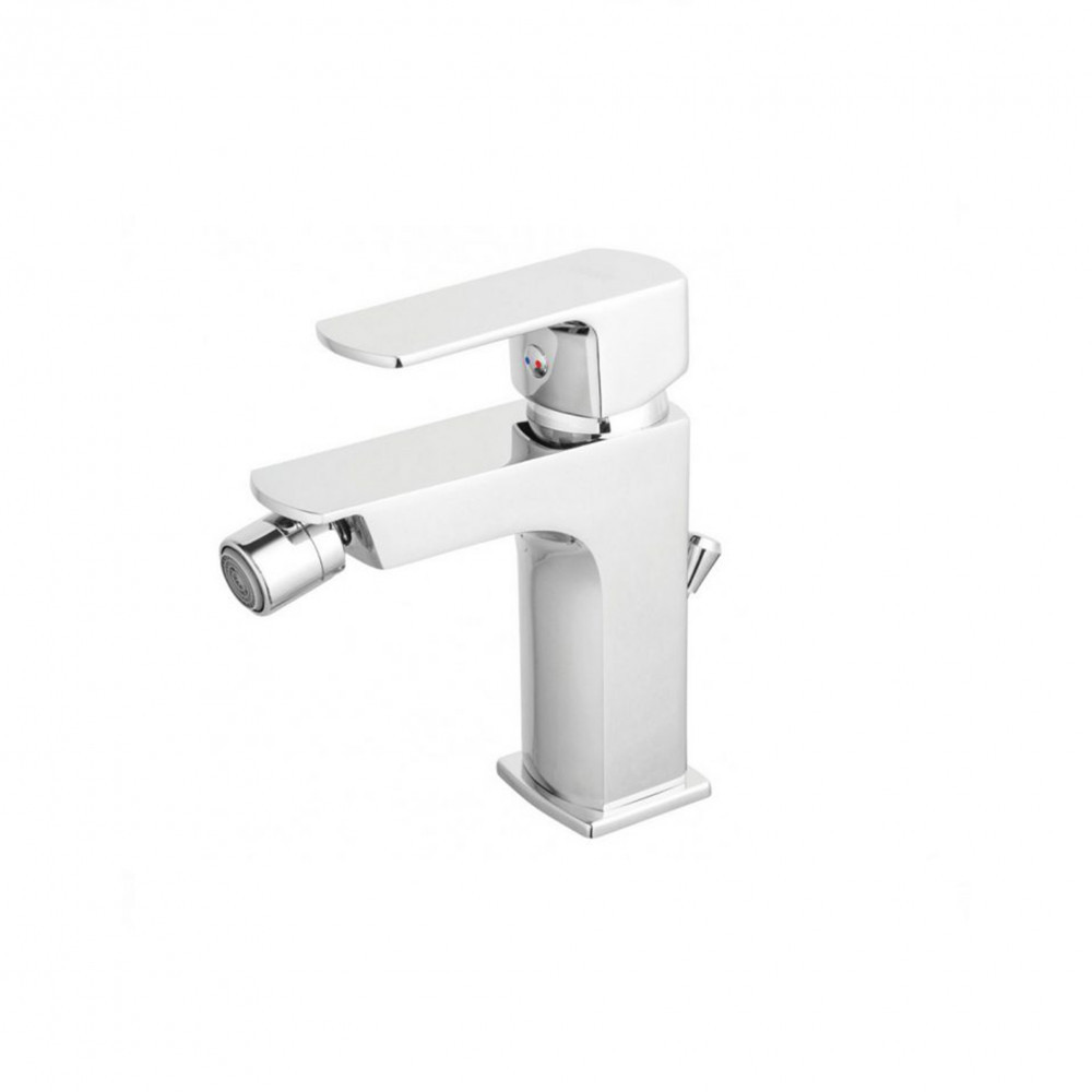 Ferro Robinet bideu ALBA, set de scurgere automată Crom. [0]