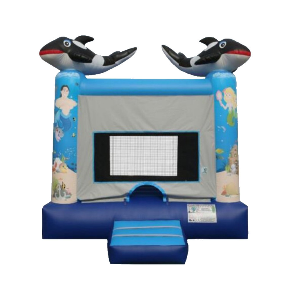 Castel gonflabil - Leziter Castel gonflabil cu delfini 4x3,5x3,2m