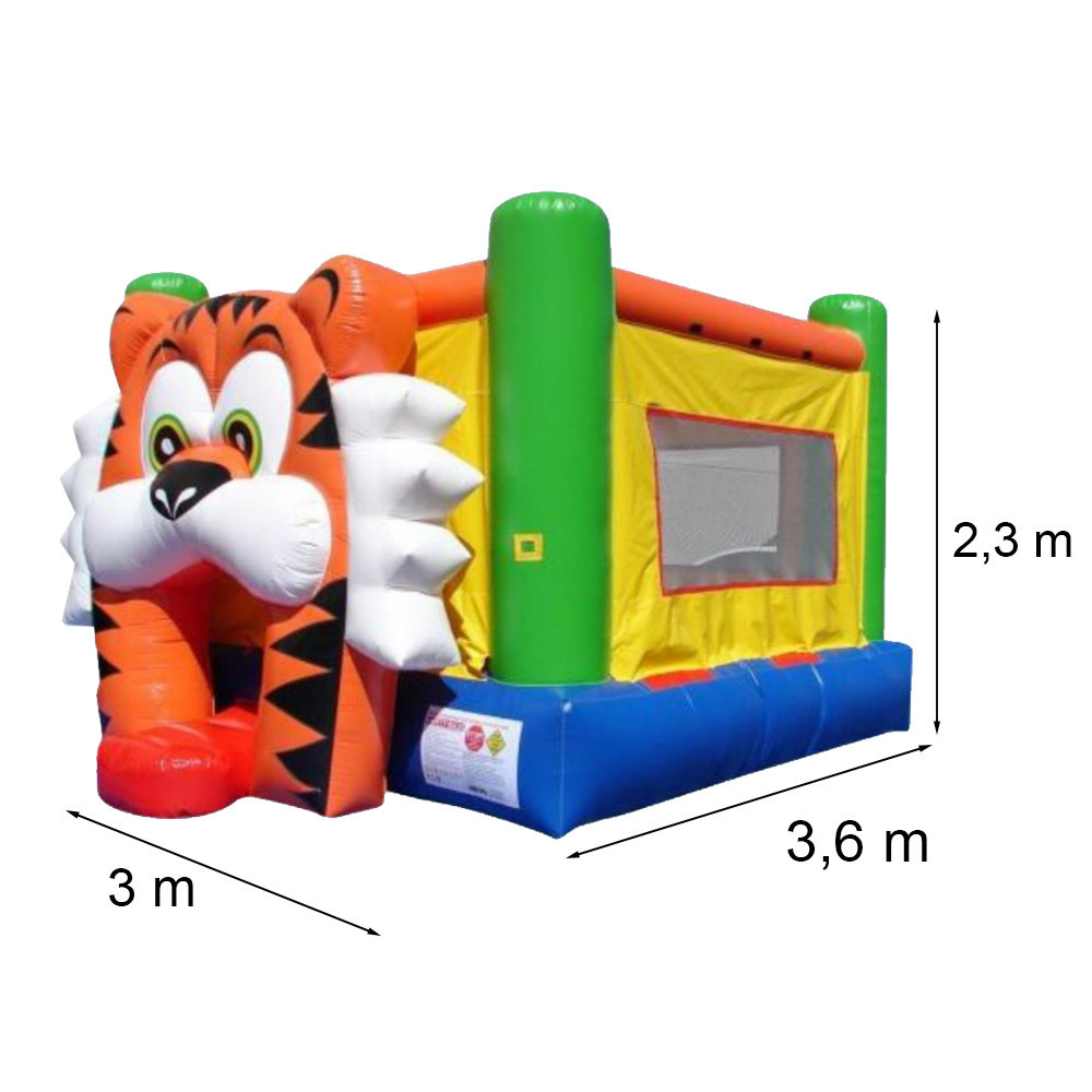 Leziter Castel gonflabil Tiger 3,6x3x2,3m [1]