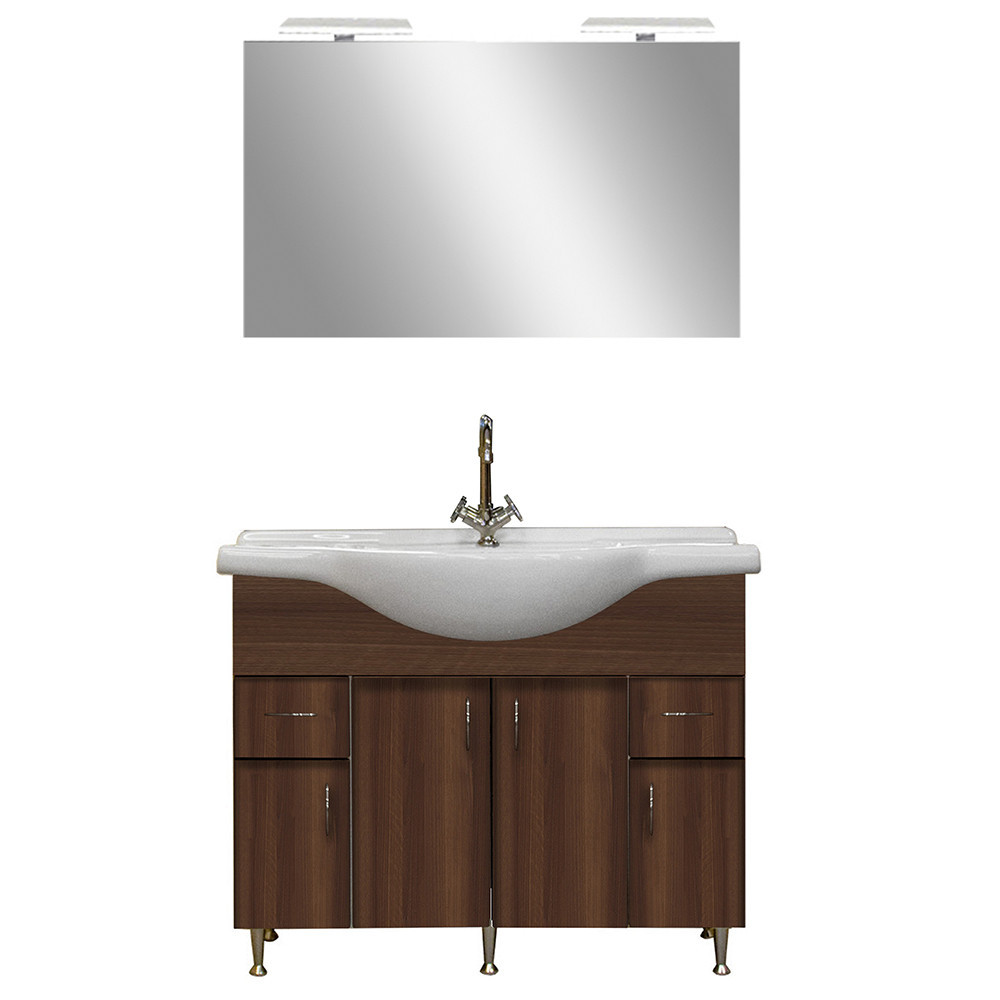 Baie - Leziter Set mobilier baie Bianca Prime 105 completă