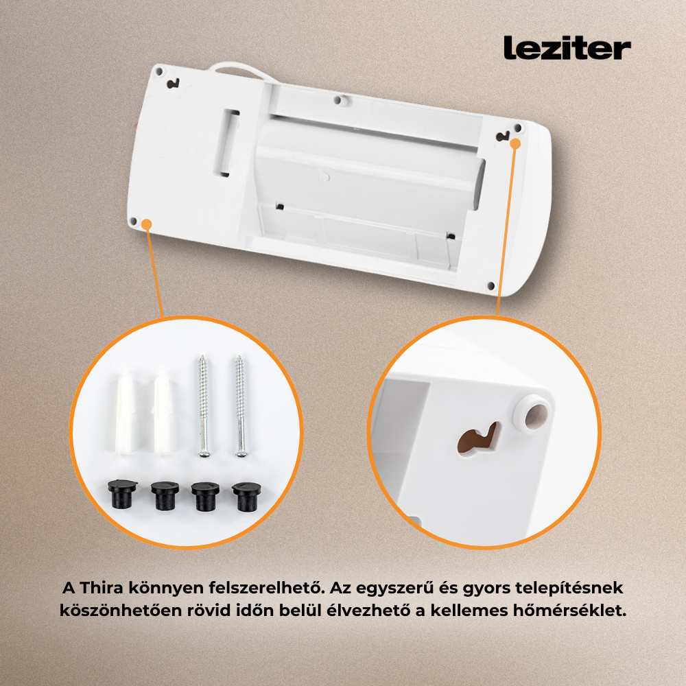 Leziter Încălzitor electric de perete Thira 1000W/2000W [6]