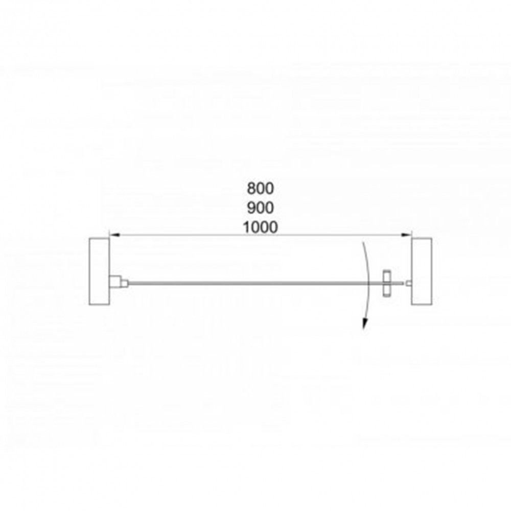 Leziter Solo New 90x195 cm ușă de duș reglabilă [2]