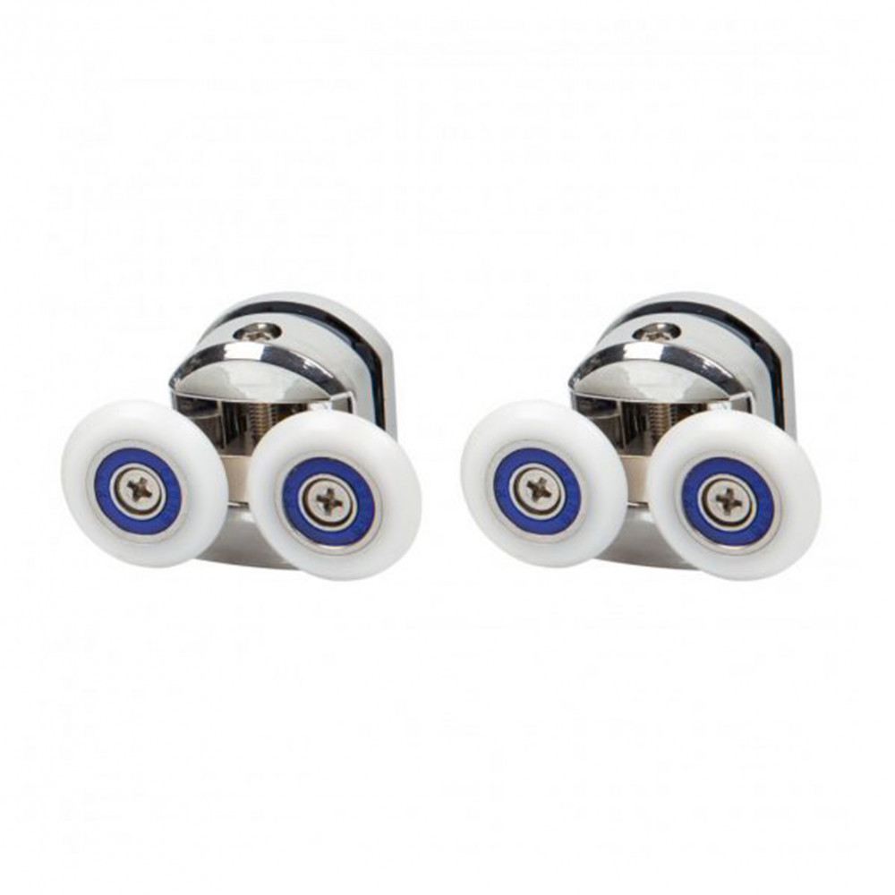 Rolă cabină de duș - Kerra Rolă dublă mică superioară pentru cabină de duș CHZ3, 2 buc., cromată