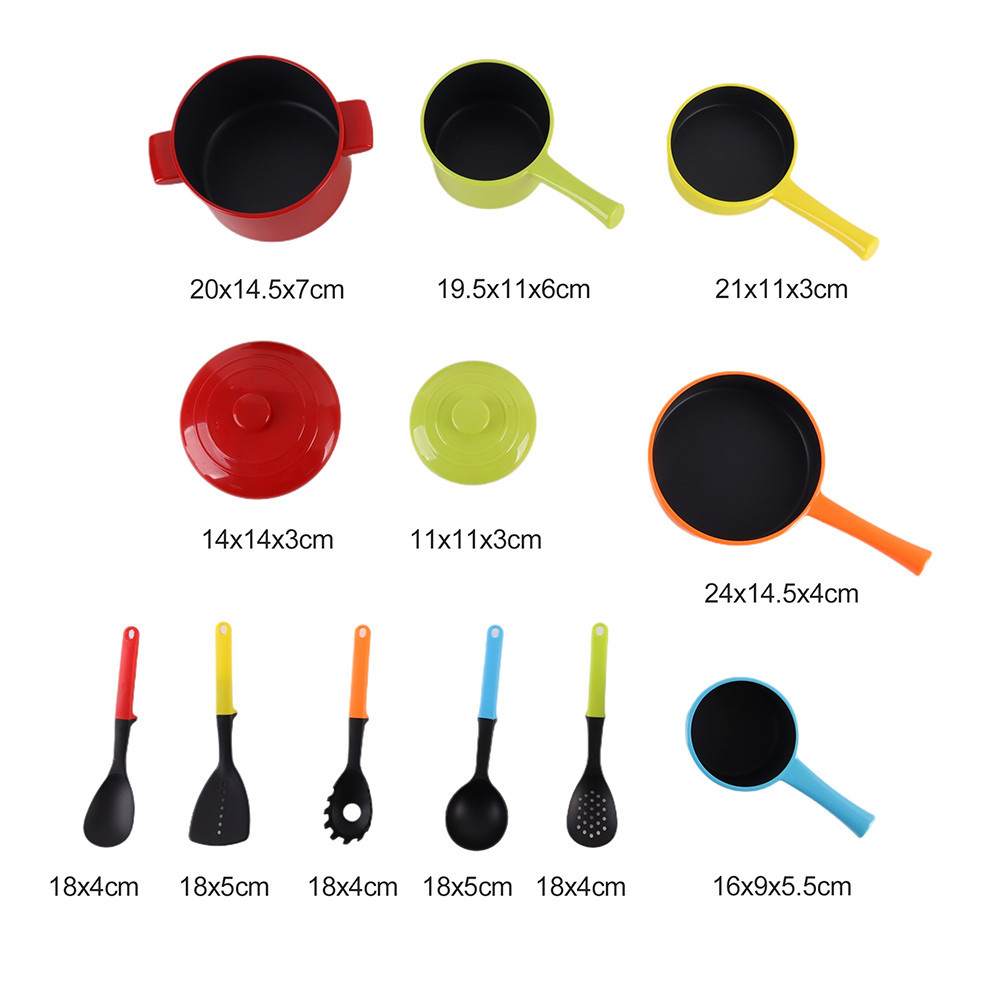 Leziter Set de vase pentru bucătărie de joacă 10 bucăți [1]