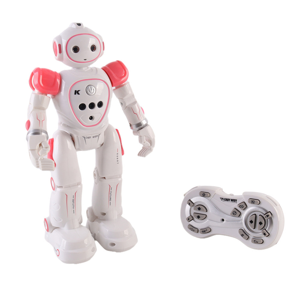 Jucării pentru copii și bebeluși - Leziter Cady robot inteligent, senzorial, jucărie interactivă roz