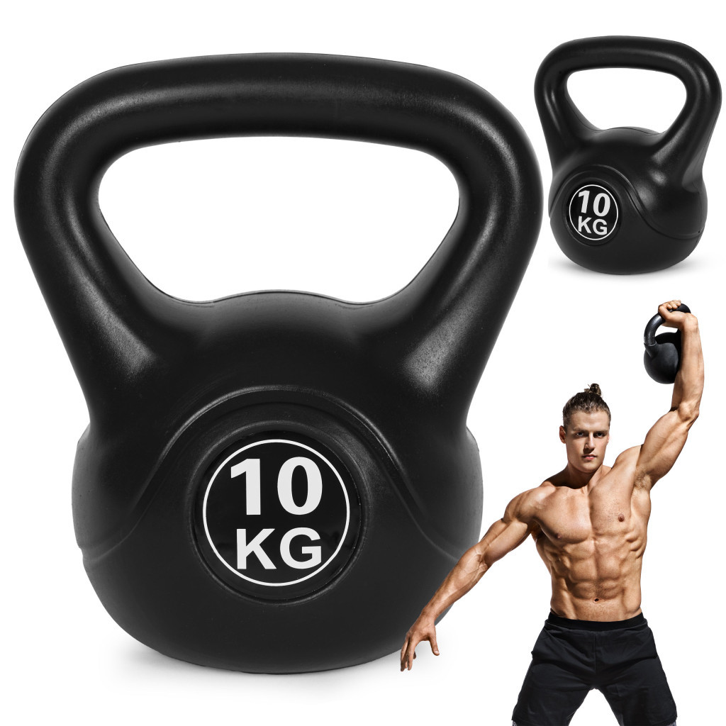 Articole de fitness - Homelux Kettlebell 10 kg negru