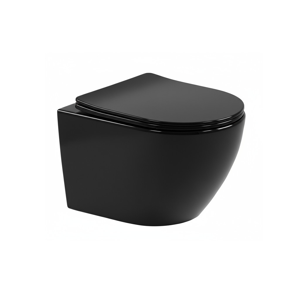 Toaletă perete - Leziter Delano fali rimless WC soft-close ülőkével