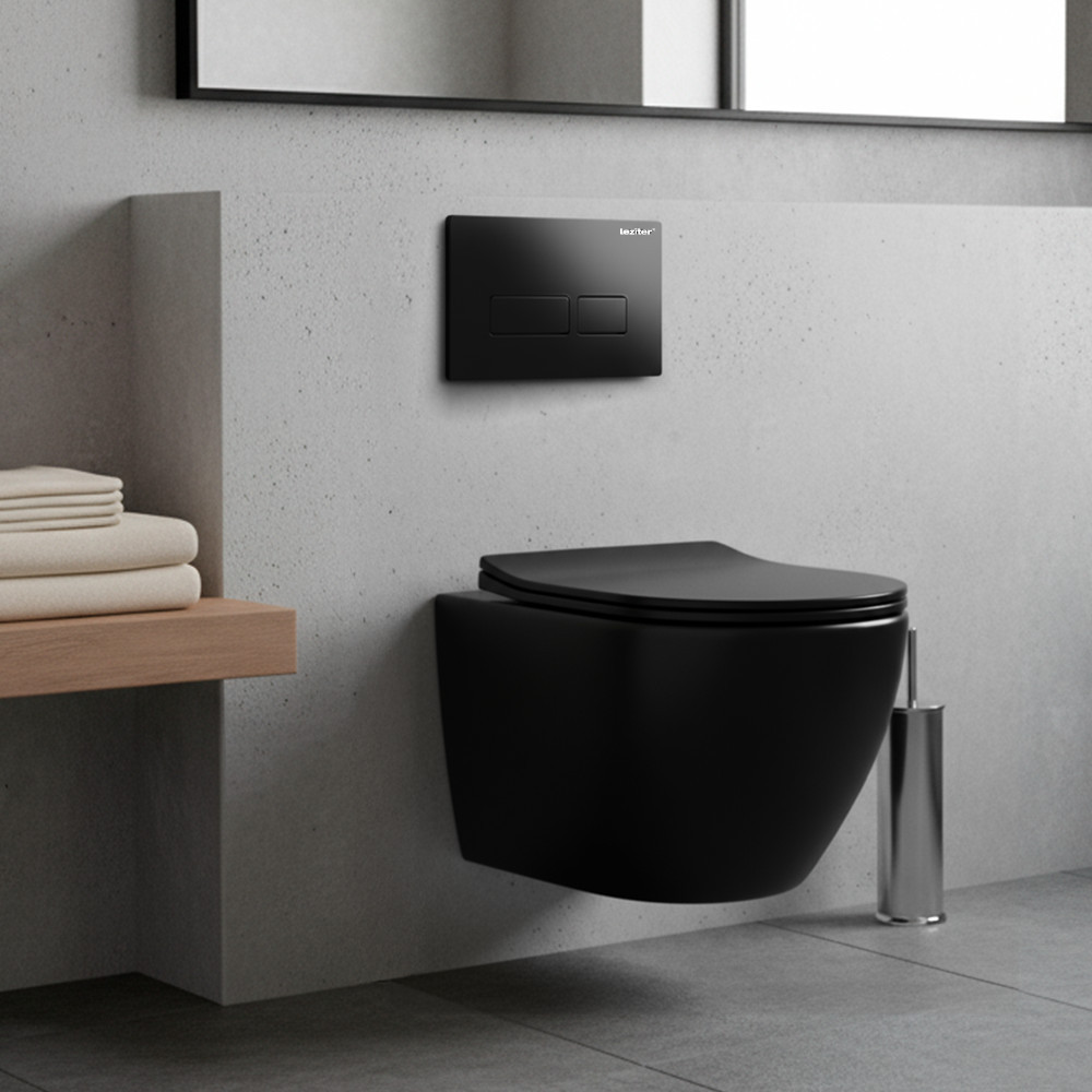 Leziter Delano fali rimless WC soft-close ülőkével [1]