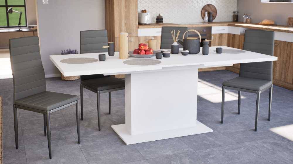 Leziter Scaun de masă Tino NOVA în gri-negru [1]