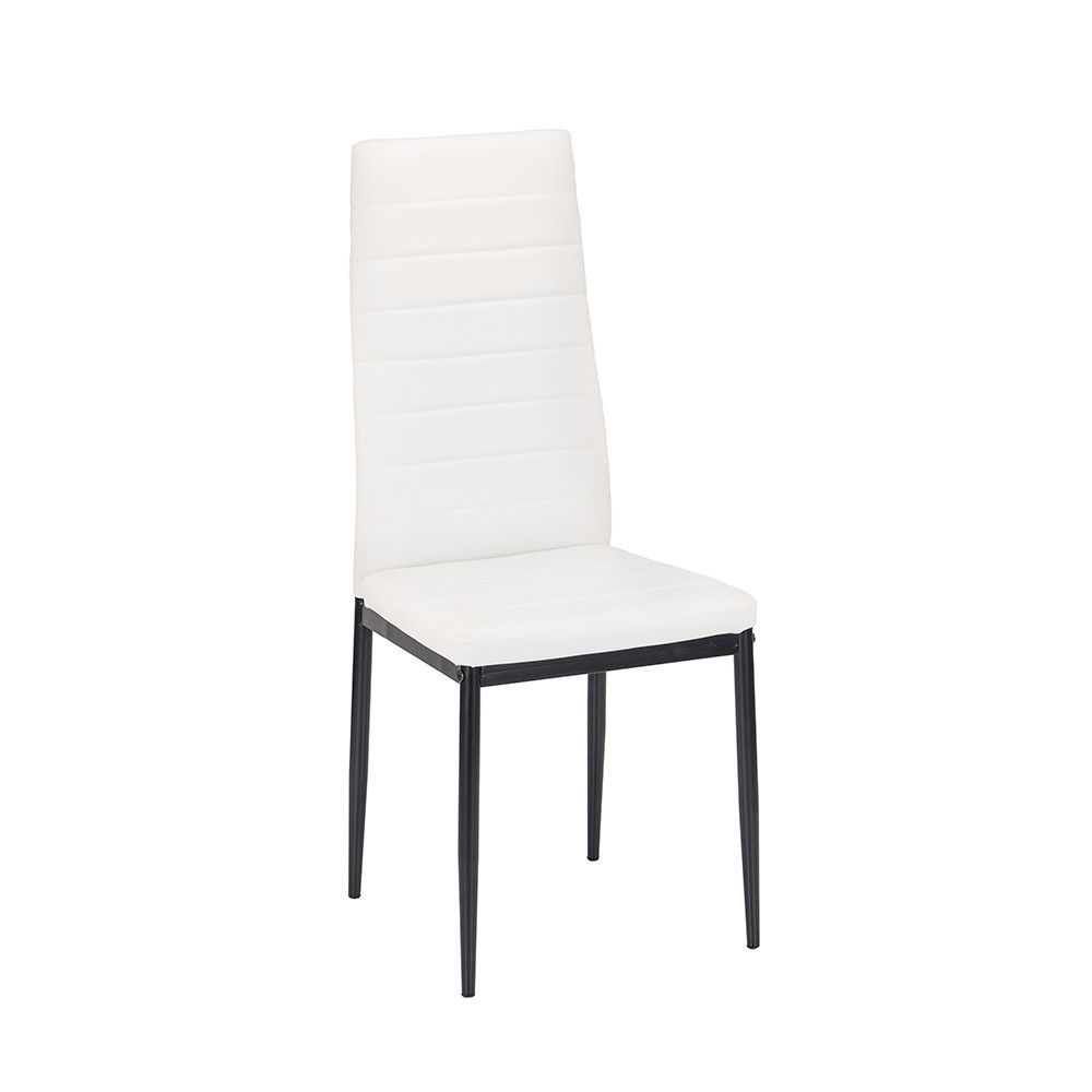 Mobilier sufragerie - Leziter Scaun de masă Tino NOVA în alb și negru