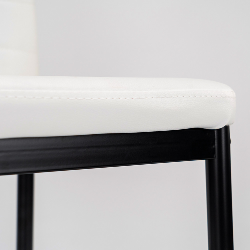 Leziter Scaun de masă Tino NOVA în alb și negru [8]