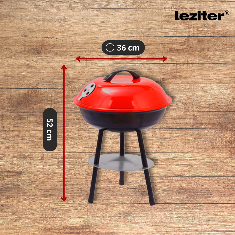 Leziter Grătar cu bilă de grădină cu cărbune [2]