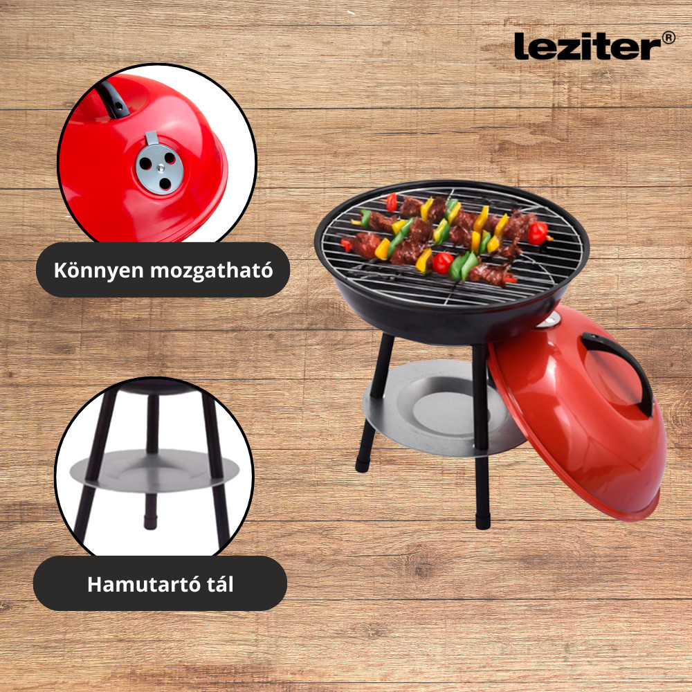 Leziter Grătar cu bilă de grădină cu cărbune [4]