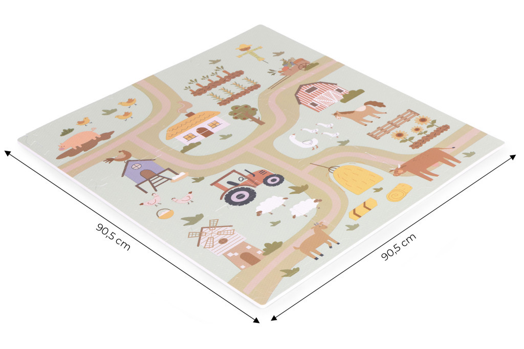 Homelux Covor de joacă din spumă EVA pentru copii Farm 90,5x90,5 cm 21 bucăți [7]