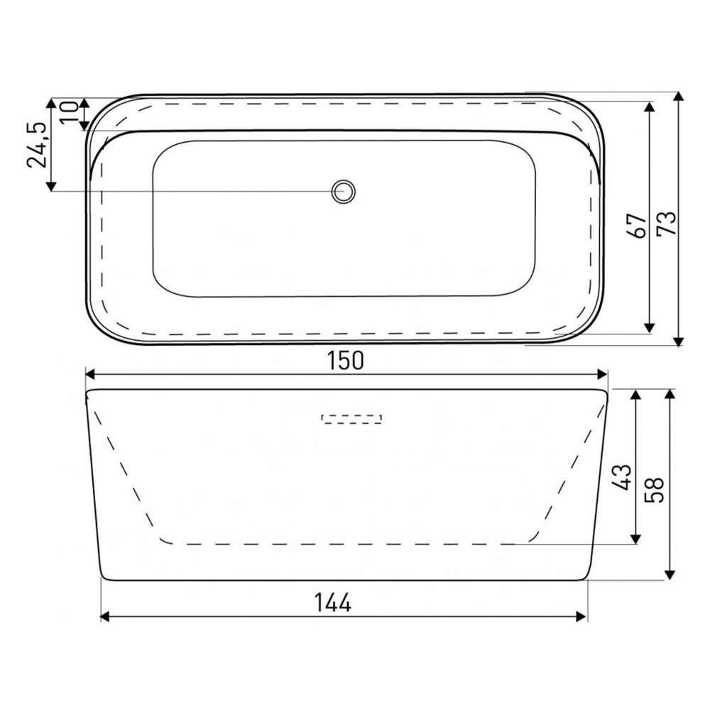 Kerra Cadă de baie independentă EMMA [4]