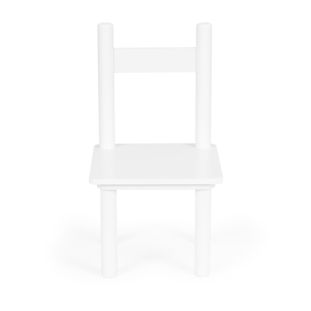 Homelux Masă din lemn pentru copii cu 2 scaune albe [5]