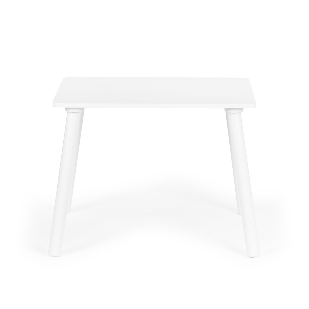 Homelux Masă din lemn pentru copii cu 2 scaune albe [8]