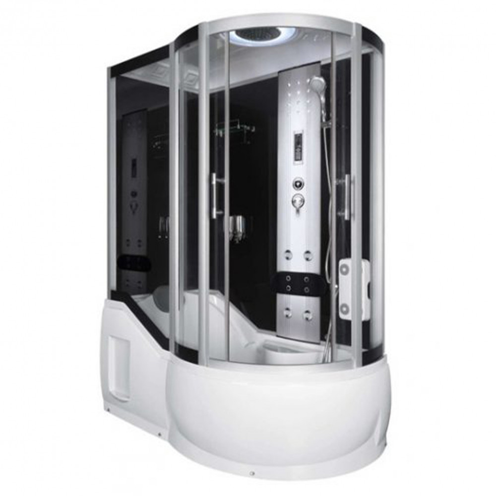 Cabină de duș cu hidromasaj și cadă - Kerra Cabină de duș cu hidromasaj Fantasia-Lewa 85x150 cm, stânga