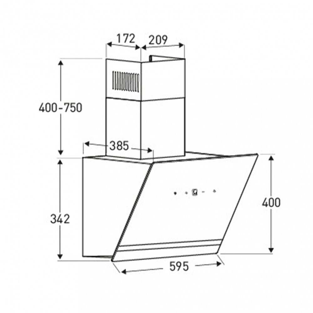Focus Hotă de bucătărie Flavio 200 W [1]
