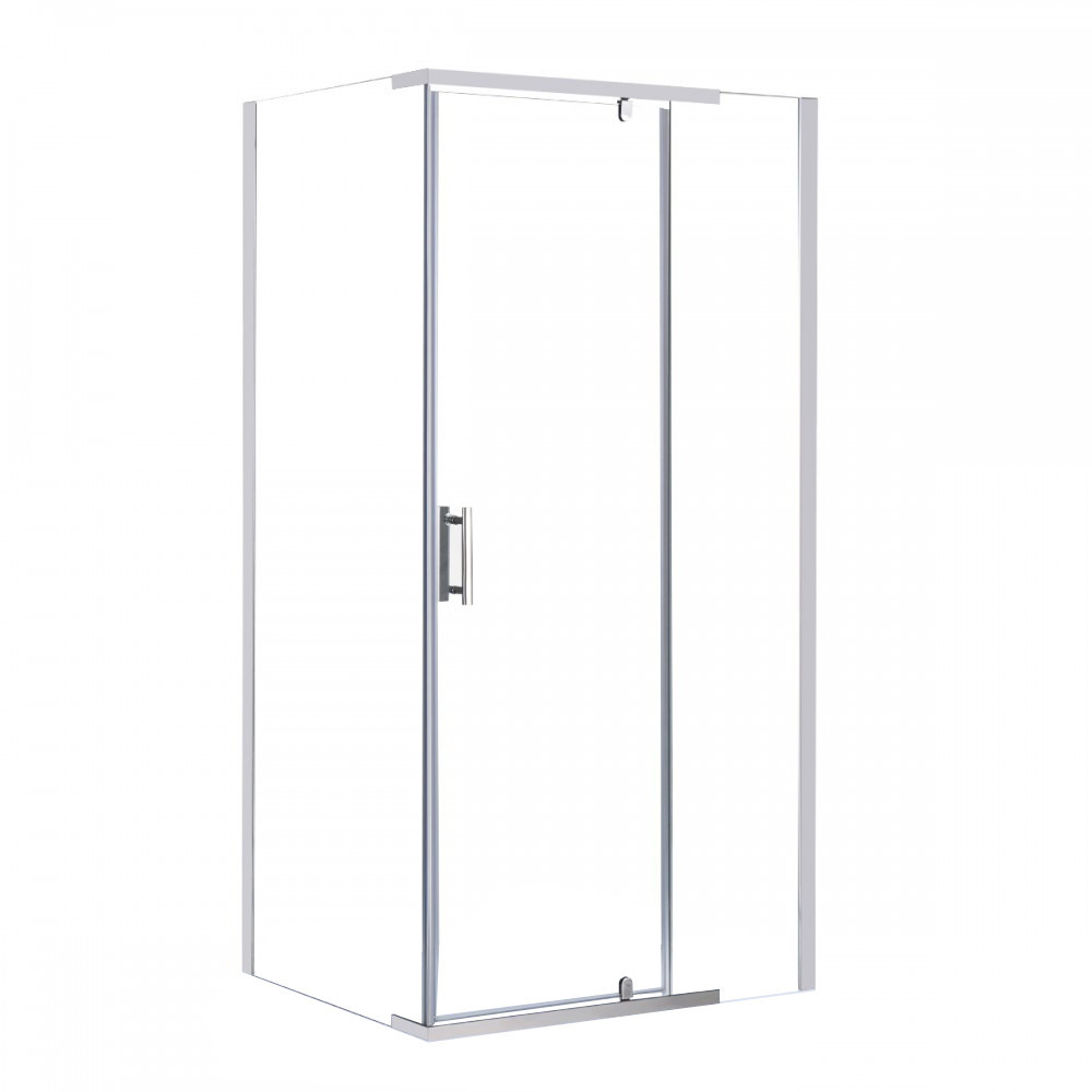 Cabină de duș - Leziter Cabină de duș asimetrică Galatro 80x100 cm fără cădiță de duș