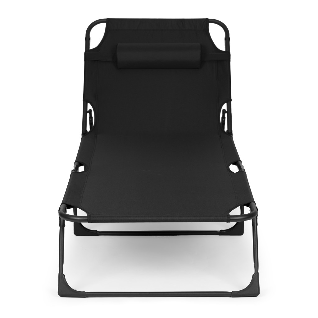 Homelux Patul de pescuit pliabil negru [2]