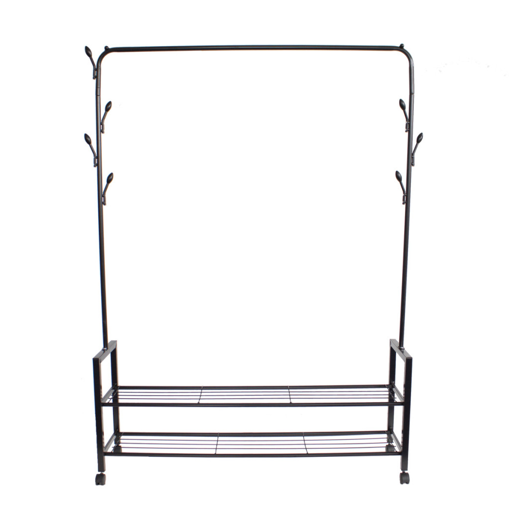 Homelux Suport rulant pentru haine cu două rafturi [1]