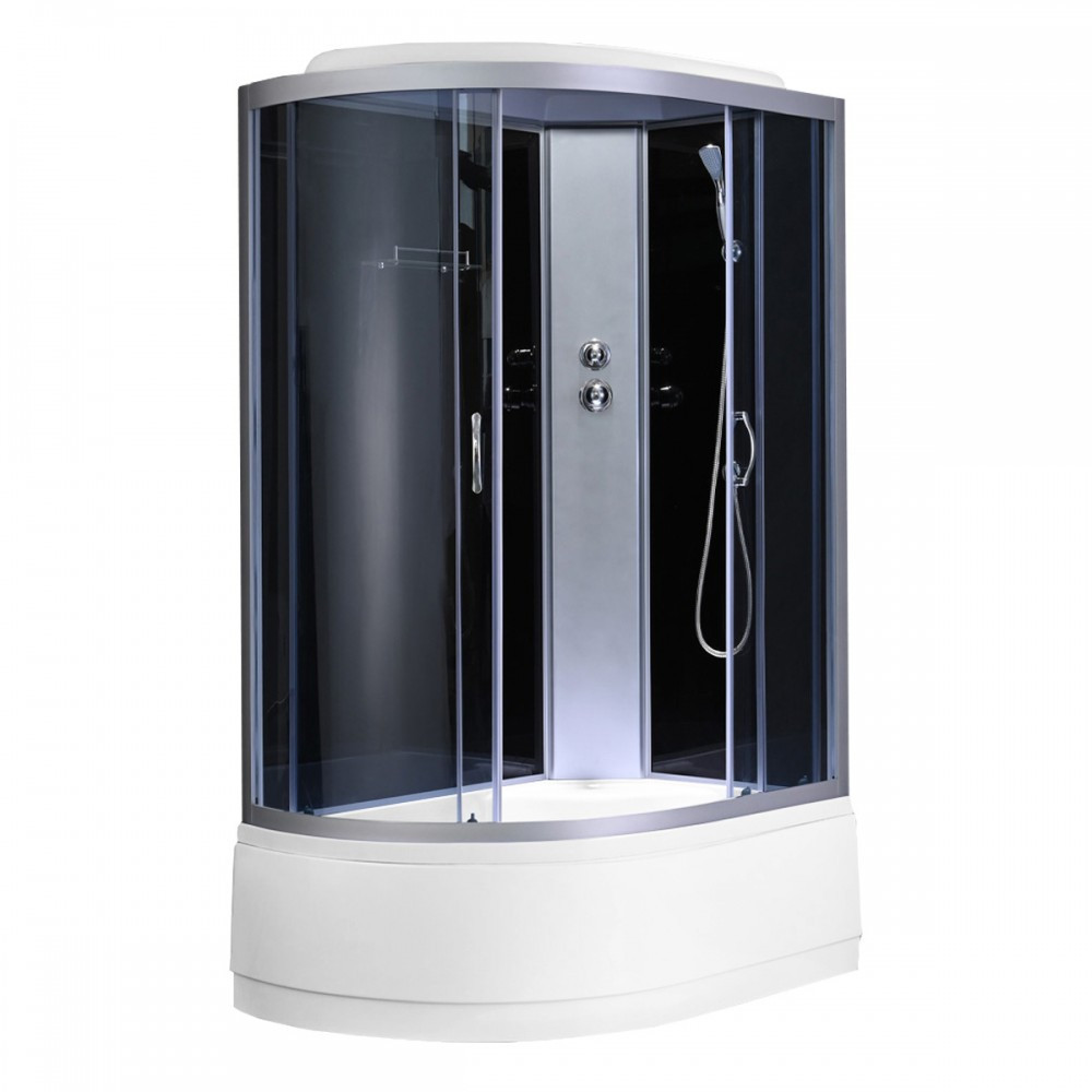 Cabină de duș cu cădiță înaltă - Leziter Cădiță de duș Cora adâncime 80x120 cm