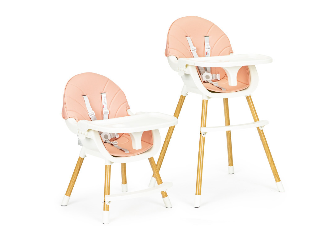 Mamă-copil - Homelux Scaun de hrănire 2 în 1 roz