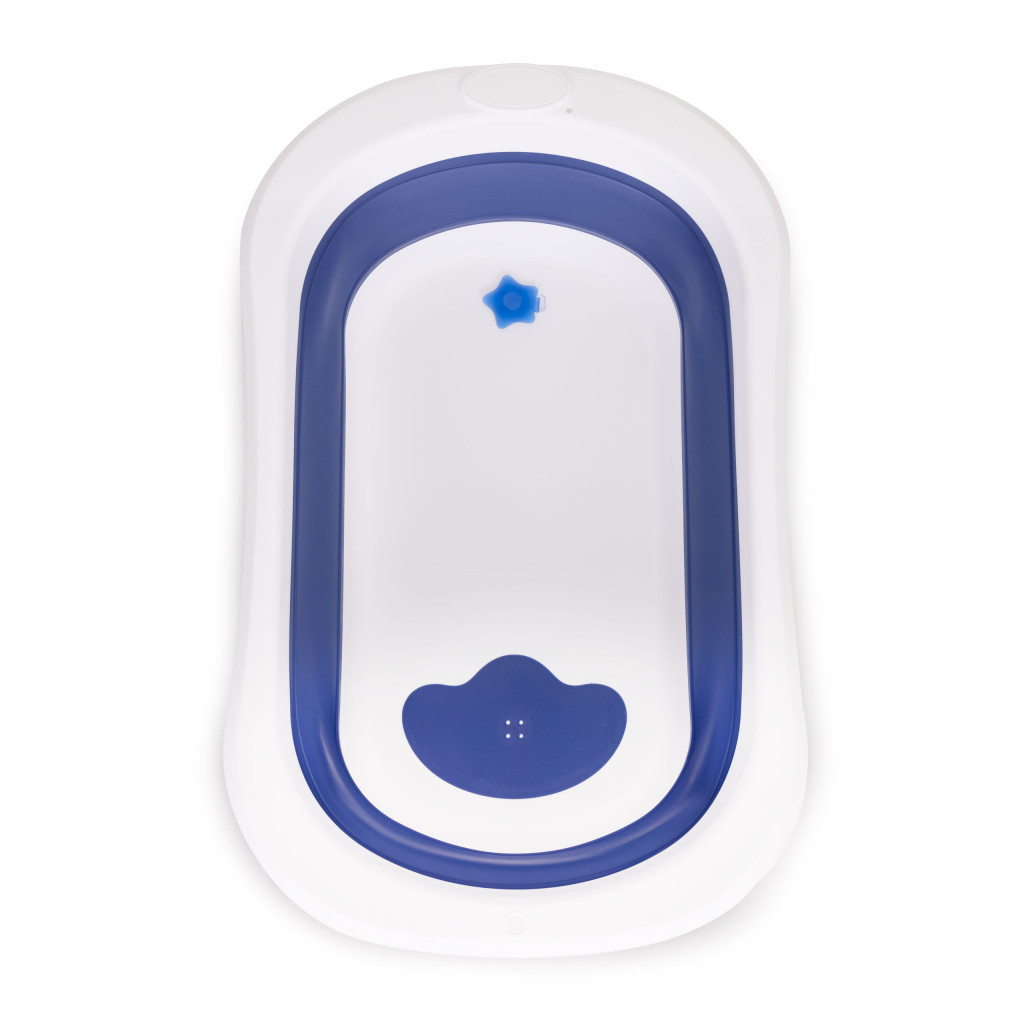 Homelux Baie pentru copii cu scurgere pliabilă albastru [4]