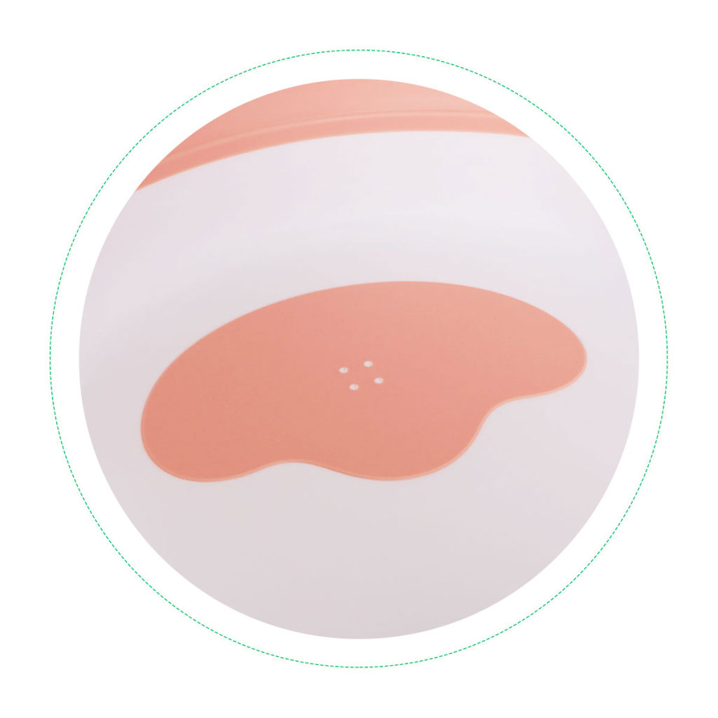 Homelux Fiecare de baie pentru copii cu scurgere pliabilă roz [7]